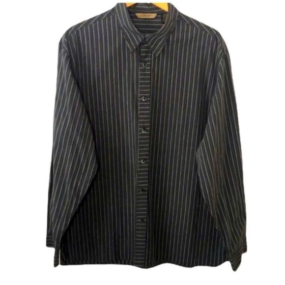 AXIST Striped Button Down Shirt - Picture 1 of 6